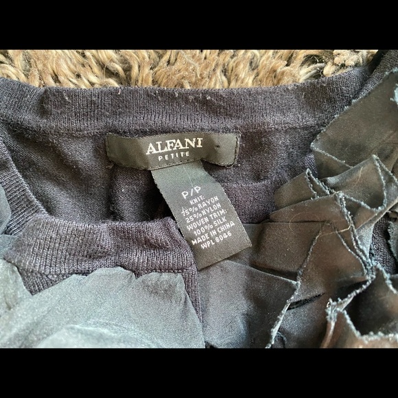 Fluffy Color Black Shirt - Picture 2 of 2